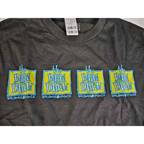 NEW DEAL "Original Napkin 4 Bar Logo" Skateboard Long Sleeve T-Shirt Size XL - Picture 3 of 6
